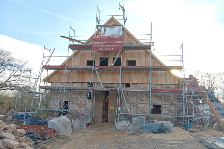 Sanierung Fachwerkhaus Zimmerei Brüggemann und Kube Minden